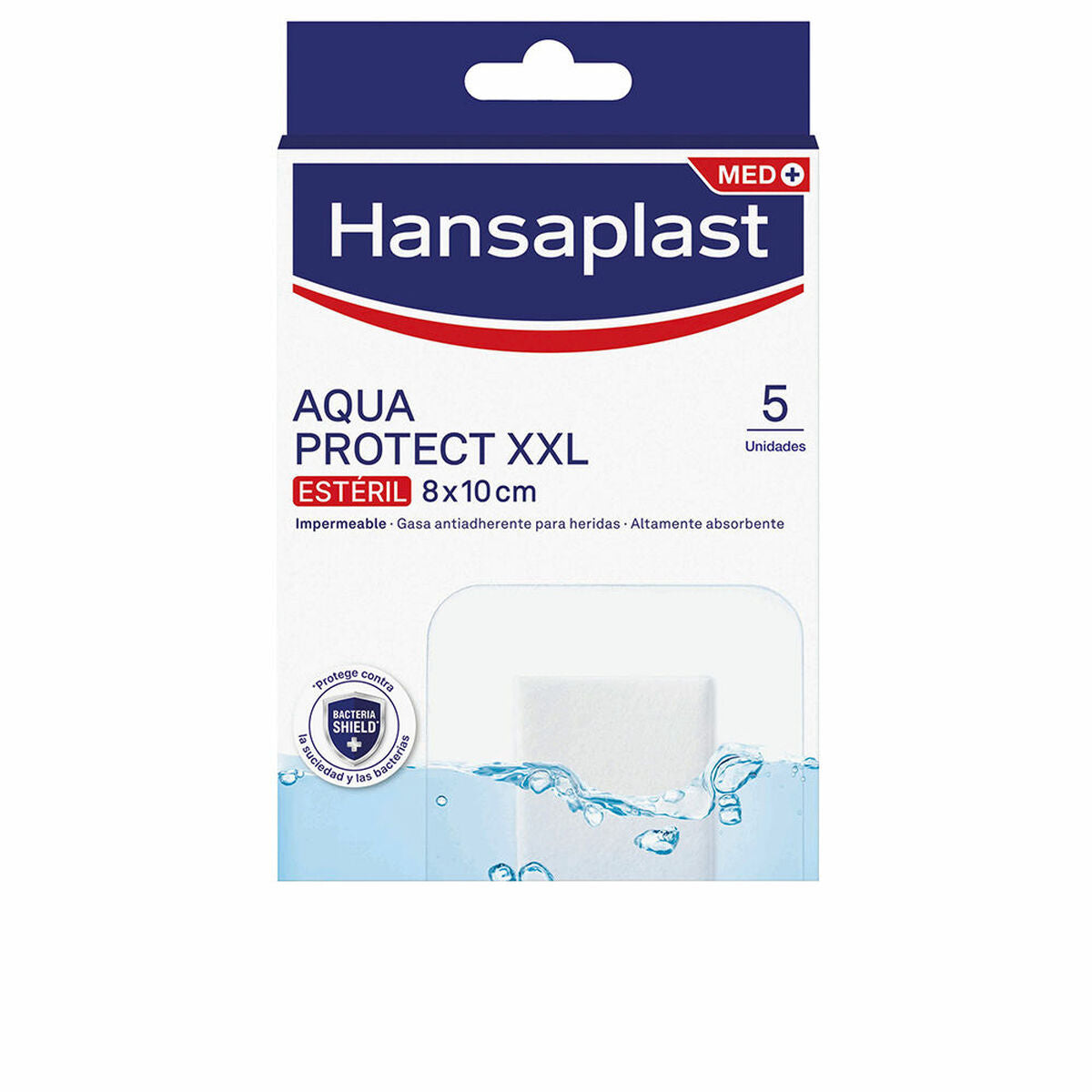 Wasserdichte Verbände Hansaplast Hp Aqua Protect XXL 5 Einheiten 8 x 10 cm