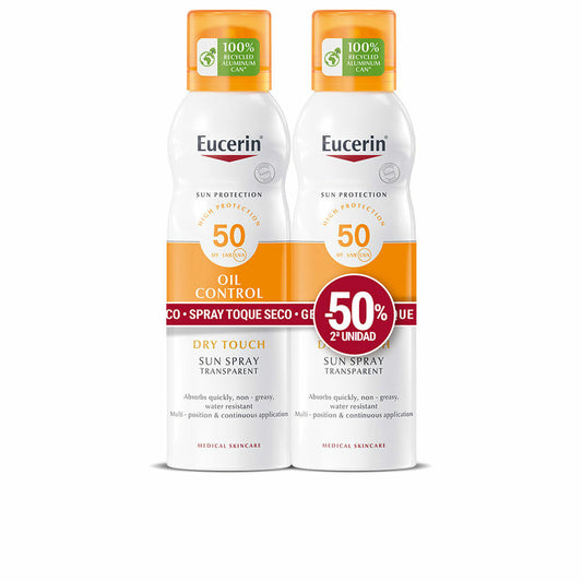 Sonnenschutzspray für den Körper Eucerin Sensitive Protect Dry 200 ml x 2