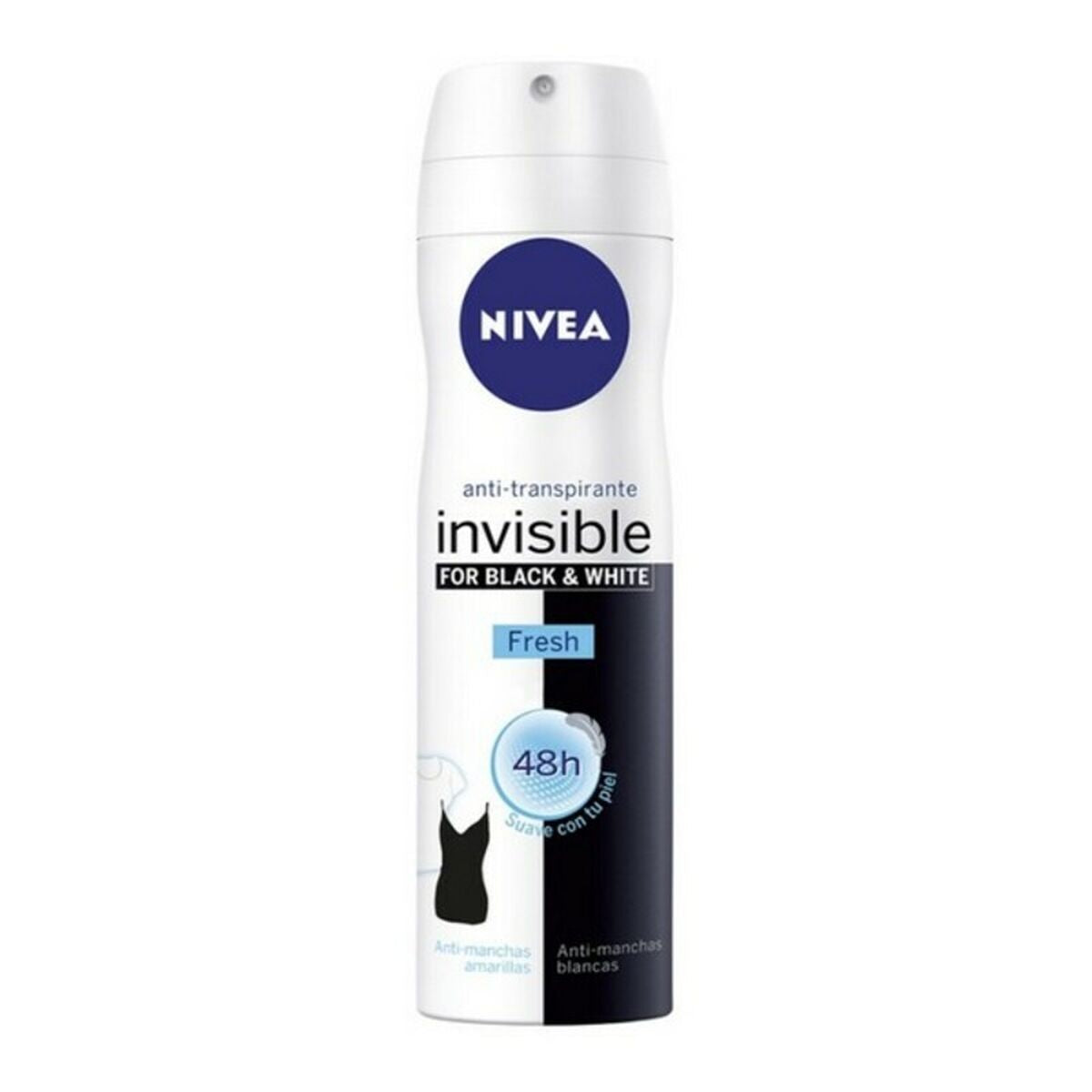 Deospray Black &amp; White Invisible Fresh Nivea (200 ml)