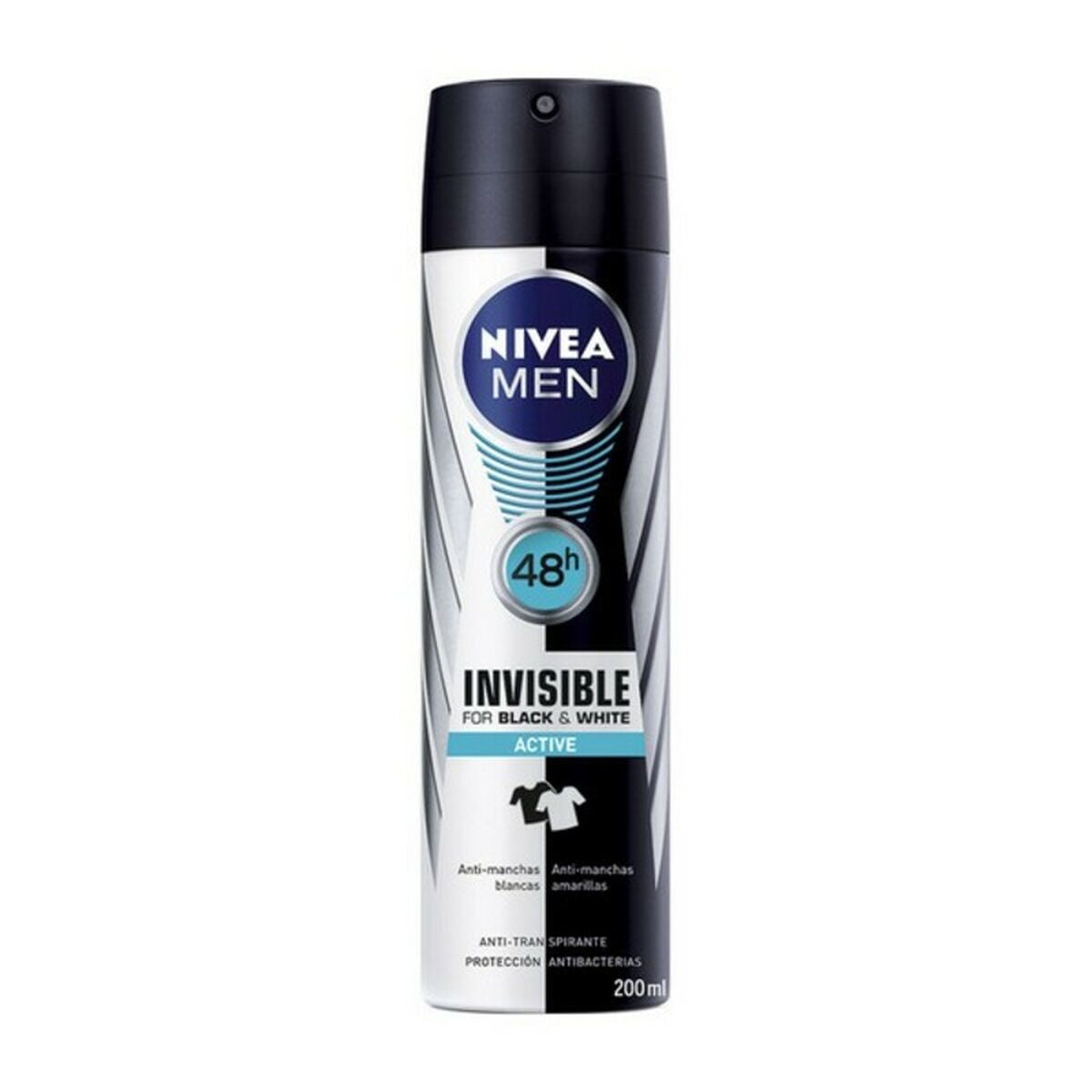 Deodorant Spray Men Black &amp; White Active Nivea Men Black White Active (200 ml) 200 ml