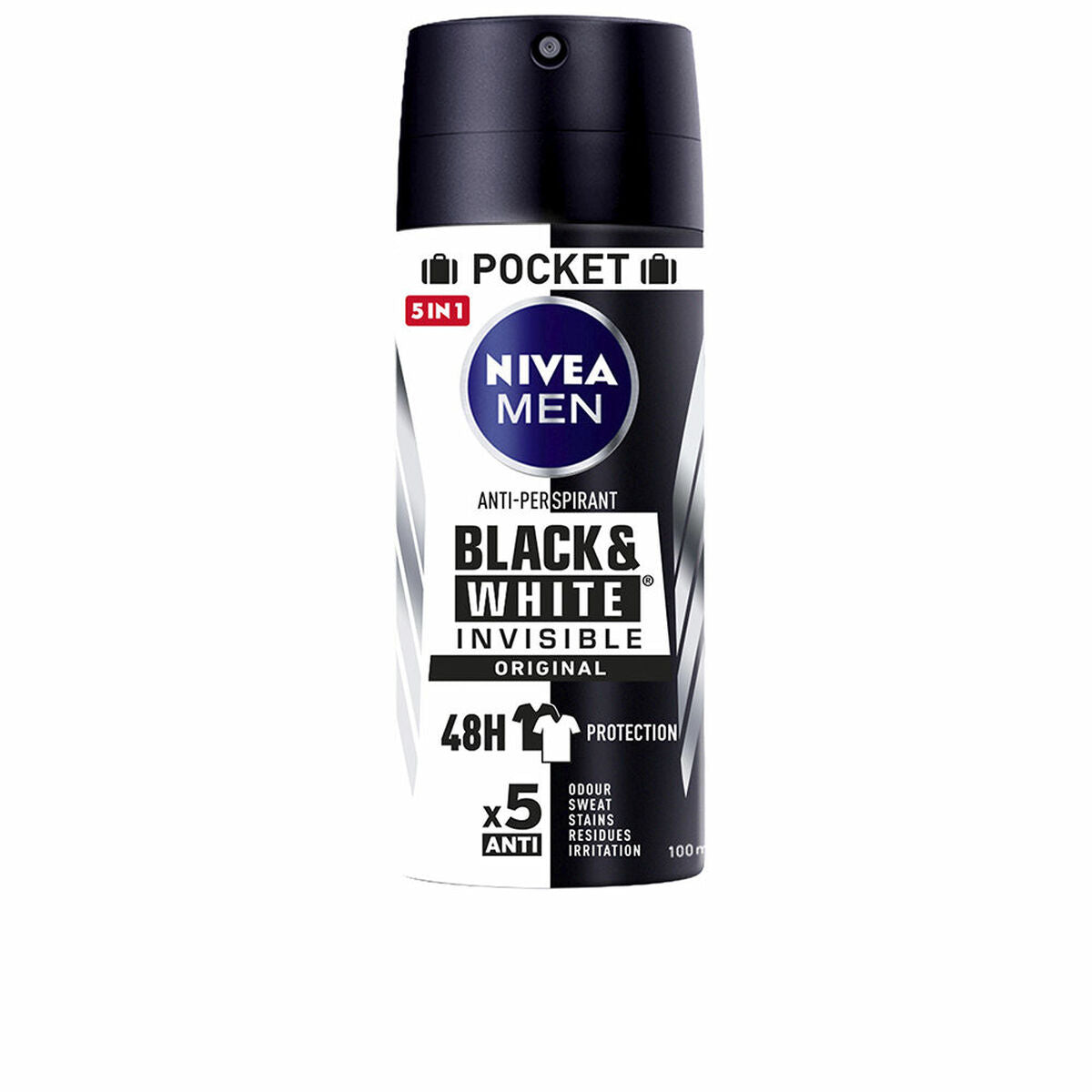 Deodorant Nivea Men Black & White Invisible 100 ml