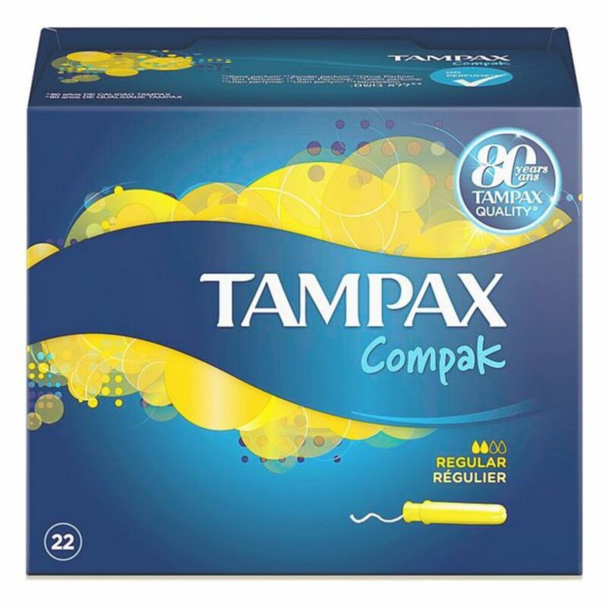 Normale Tampons COMPAK Tampax 178799.6 (22 Stück)