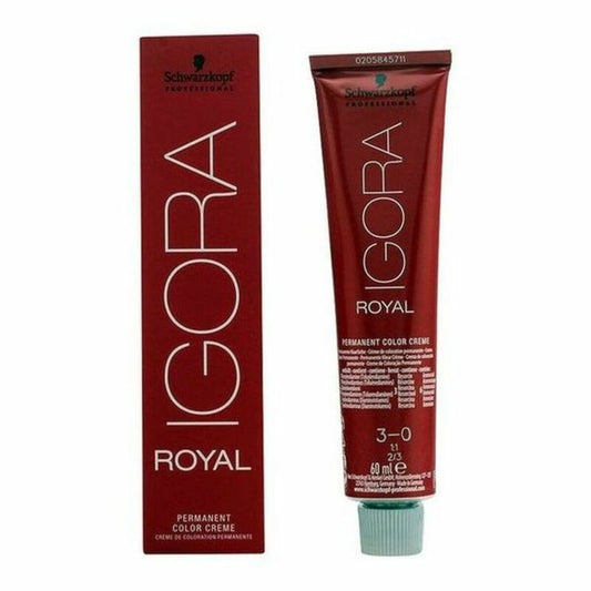 Permanenter Farbstoff Igora Royal Schwarzkopf Igora Royal 3-0 Nr. 3-0 Nr. 9,0-Rubio Muy Claro Nr. 8,0-Rubio Claro 60 ml