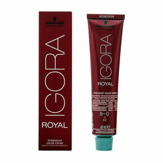 Permanenter Farbstoff Igora Royal Schwarzkopf Igora Royal 8-0 Nr. 8-0 Nr. 9,0-Rubio Muy Claro Nr. 8,0-Rubio Claro 60 ml