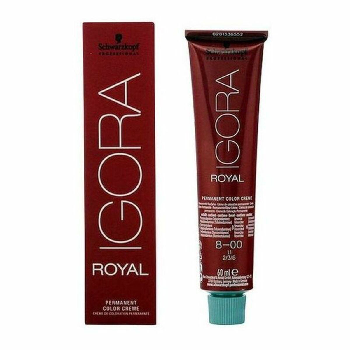 Permanent Dye Igora Royal Schwarzkopf Igora Royal 8-00 Nº 8-00 Nº 9.0-rubio muy claro Nº 8.0-rubio claro 60 ml Schwarzkopf