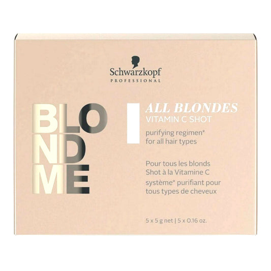 Strengthening Hair Treatment Blondme Keratin Restore All Blondes Shot Detox Schwarzkopf Blondme Keratin (25 g) - byKim