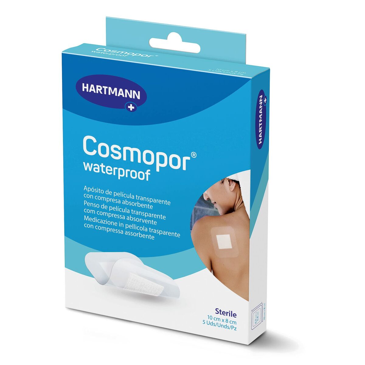 Pflaster Hartmann Cosmopor Waterproofs 10 x 8 cm 5 Einheiten