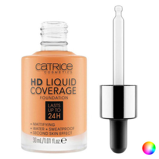 Flüssige Make-up-Basis HD Liquid Coverage Foundation Catrice