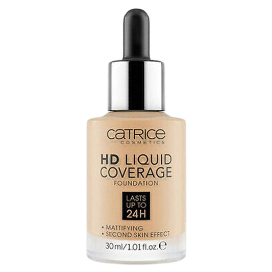 Flüssige Make-up-Basis Catrice HD Liquid Coverage Nº 032 Nude Beige 30 ml