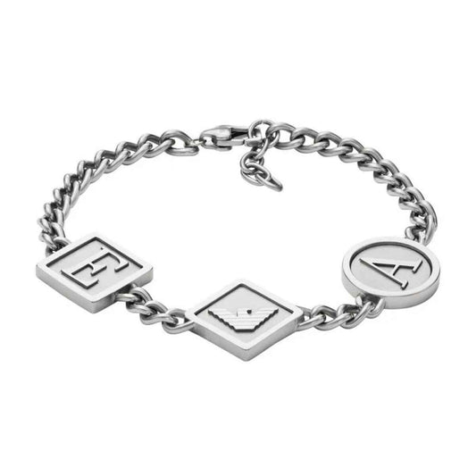 Men's Bracelet Emporio Armani STATION CHAIN Stainless steel Emporio Armani