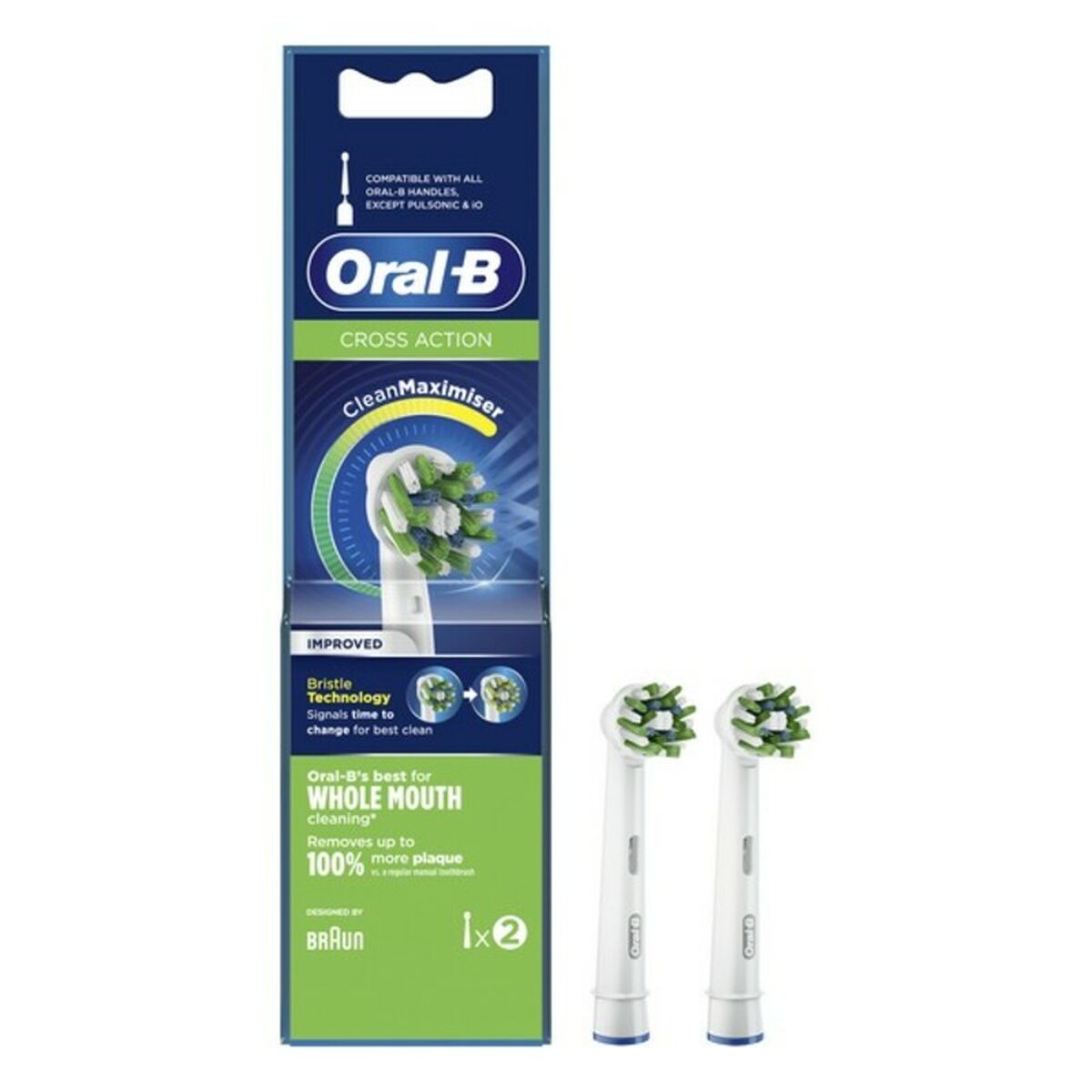 Ersatzkopf Cross Action Oral-B Cross Action 2 Einheiten