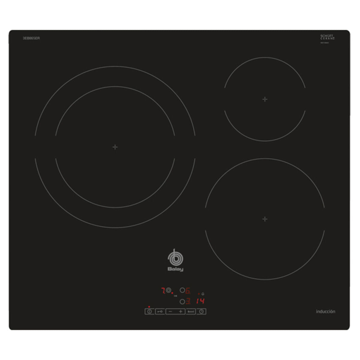 Induction Hot Plate Balay 3EB865ERS 60 cm 59,2 cm 60 cm