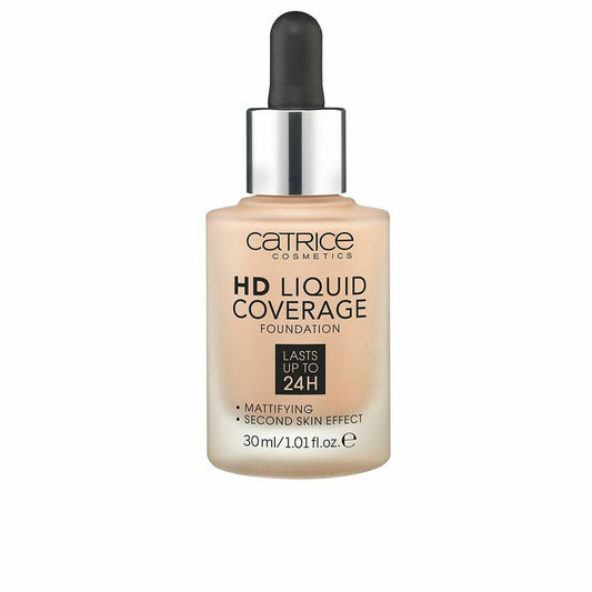 Flüssige Make-up-Basis Catrice HD Liquid Coverage Nº 020-rose beige (30 ml)