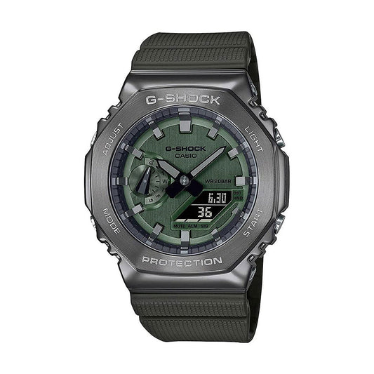 Herrenuhr Casio G-Shock OAK METAL COVERED - Grün (Ø 44,5 mm) (Ø 45 mm)