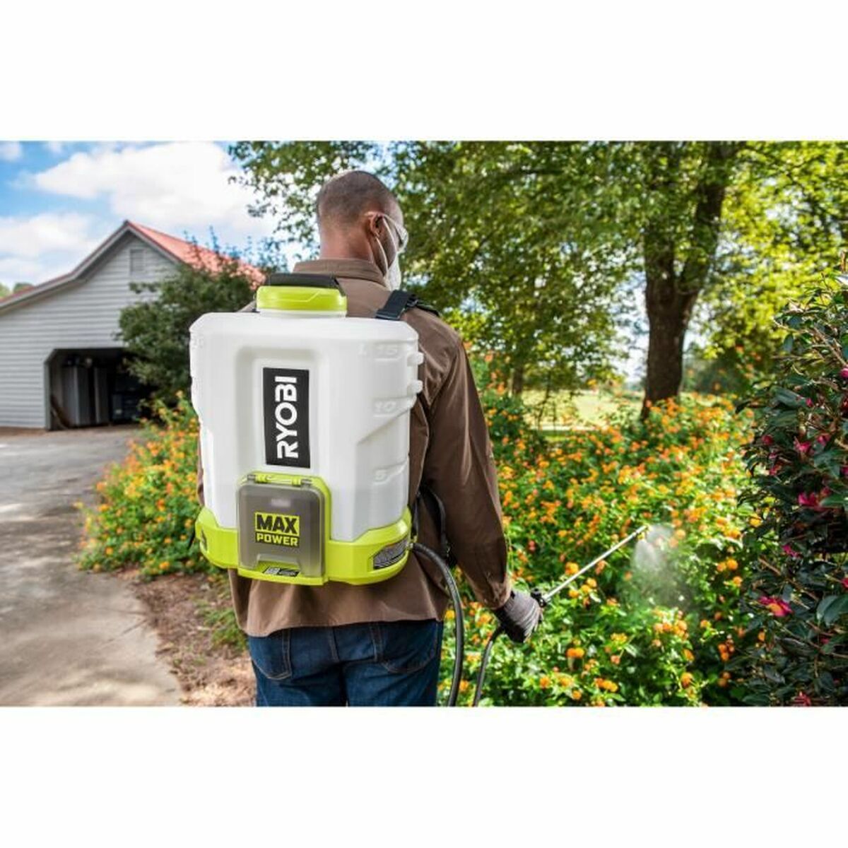 Knapsack sprayer Ryobi 15 L 36 V 12 m Ryobi