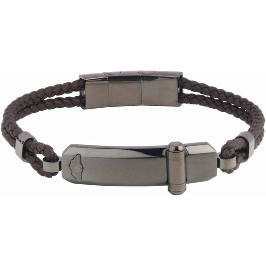 Men's Bracelet Police PEAGB2211636 Leather 19 cm Police