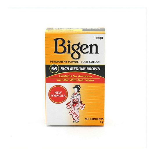 Permanent Dye Bigen 56 Rich Nº56 Rich Medium Brown (6 gr) Bigen