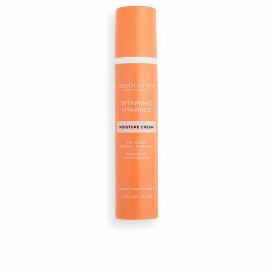 Hydrating Facial Cream Revolution Skincare Vitamin C (45 ml)