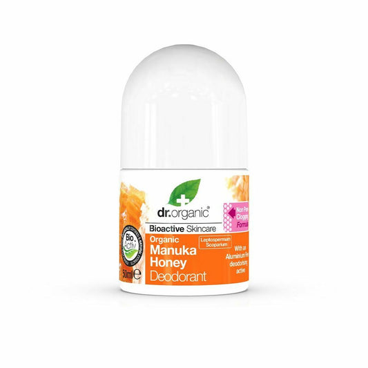 Roll-On-Deodorant Dr.Organic Manuka-Honig (50 ml)