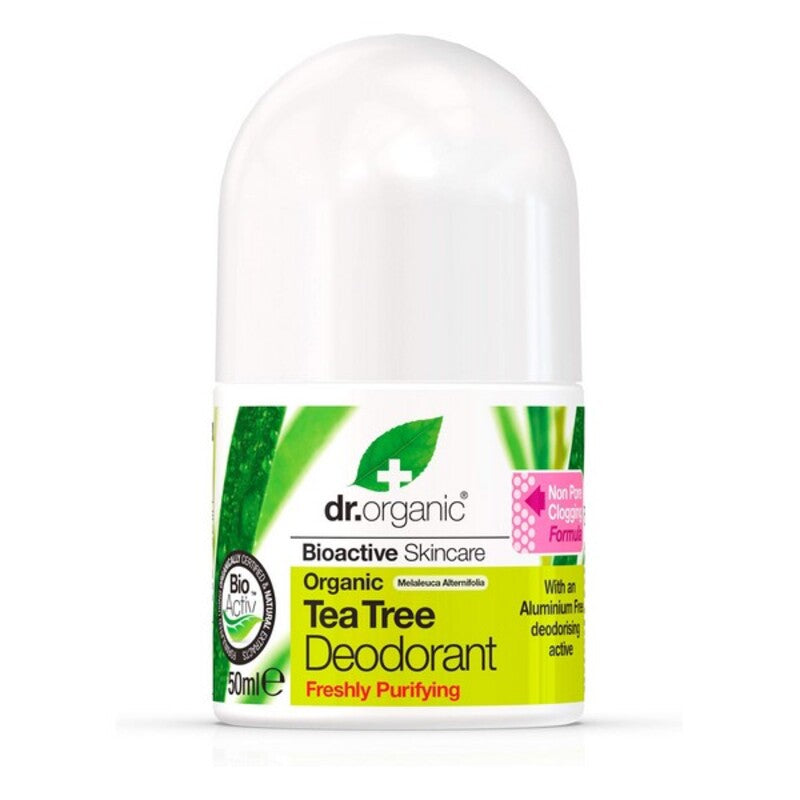 Roll-On Deodorant Dr.Organic DR00145 Tea tree 50 ml Dr.Organic