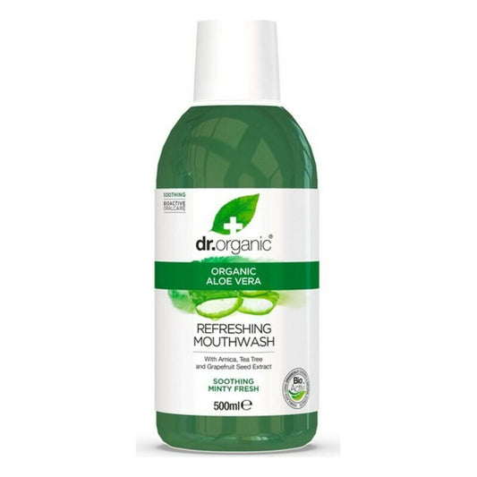 Mundwasser Dr.Organic Aloe Vera 500 ml