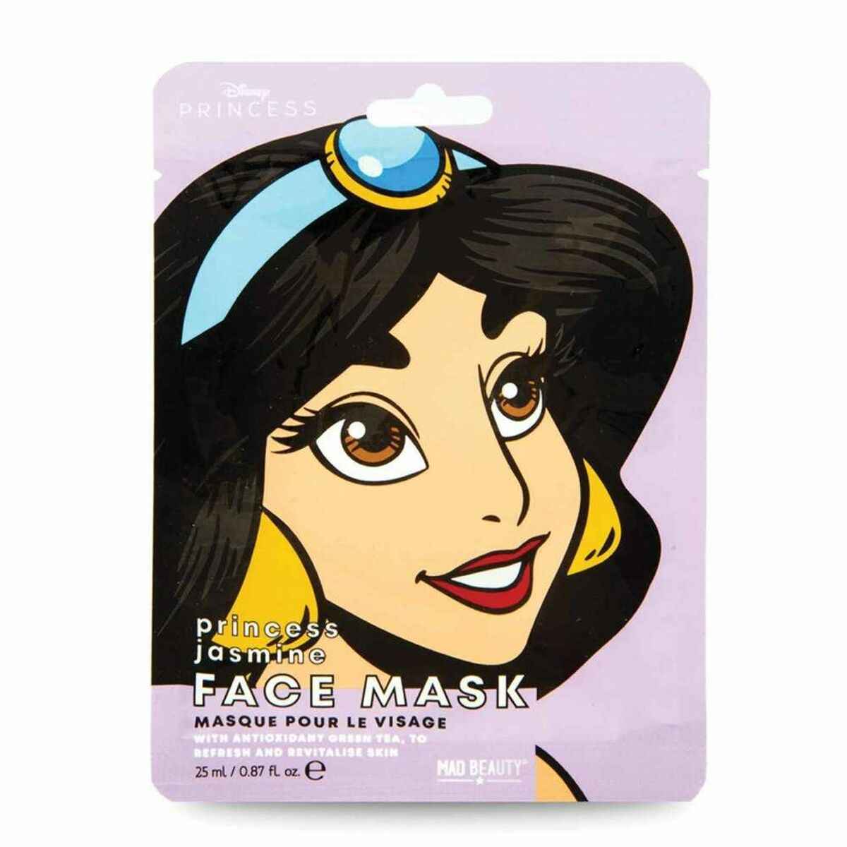 Facial Mask Mad Beauty Disney Princess Jasmine (25 ml) Mad Beauty