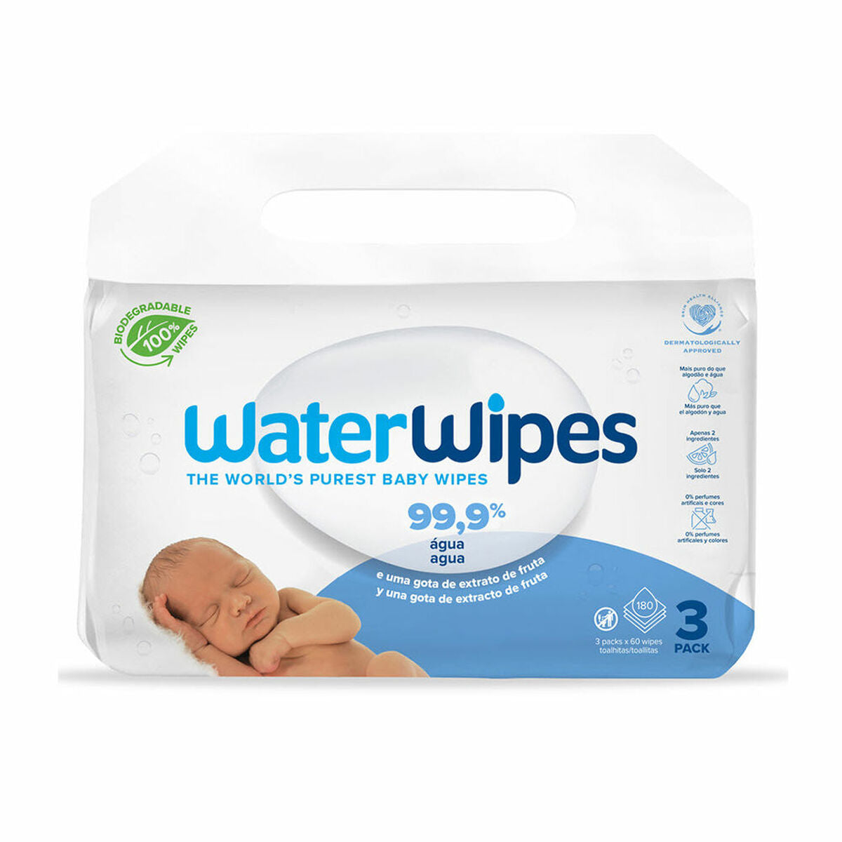 Sterile Reinigungstuchbeutel (Packung) WaterWipes (180 Stück)