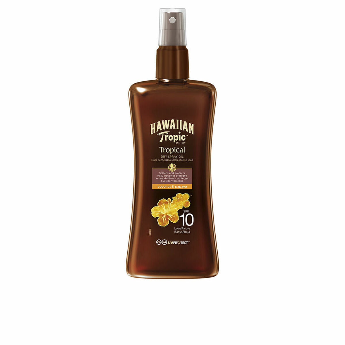 Sonnenschutz Hawaiian Tropic Kokosnuss Papaya 200 ml Spf 10