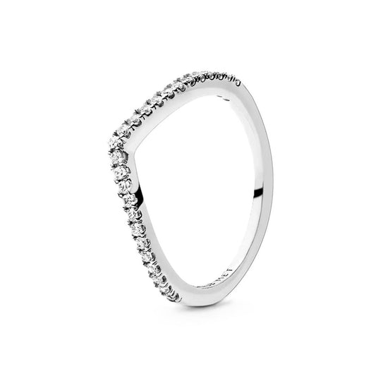 Ladies' Ring Pandora WISHBONE SILVER - SIZE 58 Pandora