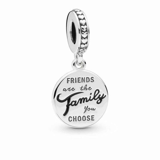 Woman's charm link Pandora FRIENDS ARE FAMILY Pandora