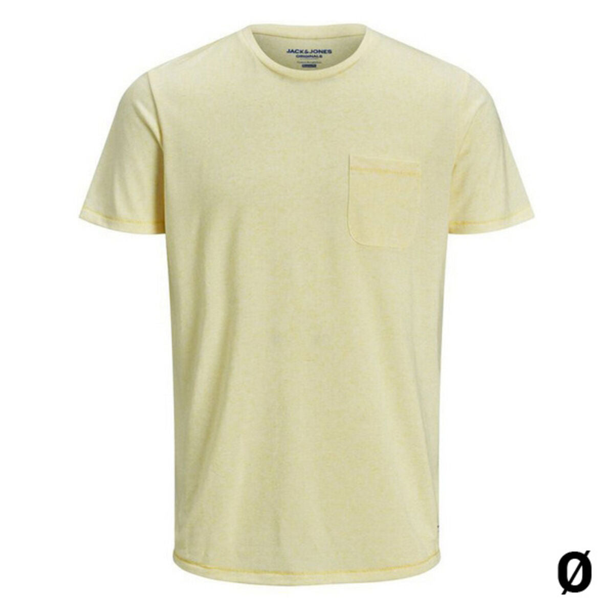 Herren Kurzarm-T-Shirt Jack &amp; Jones 12171674 FLA Gelb