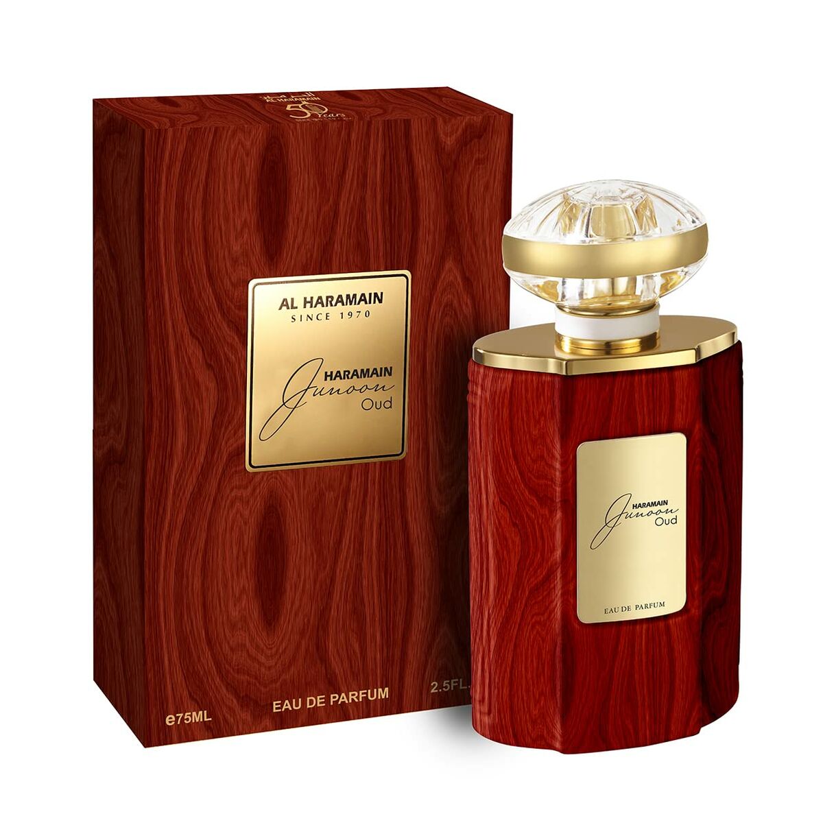 Unisex Perfume Al Haramain Junoon Oud EDP 75 ml Al Haramain