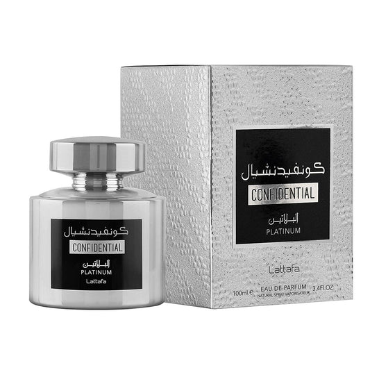 Men's Perfume EDP Lattafa Confidential Platinum 100 ml - Perfumes for men - Lattafa - Default Title