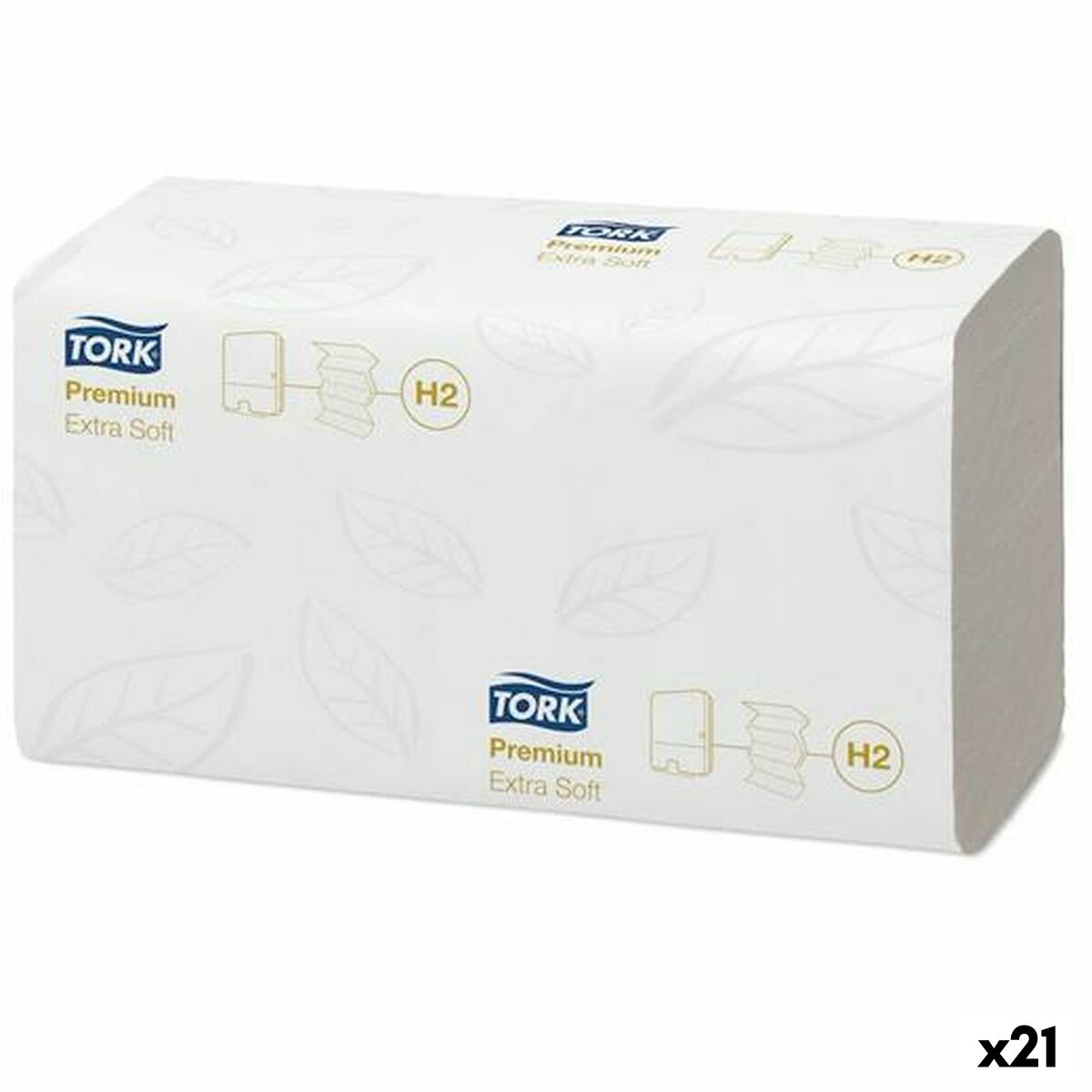 Hand-drying paper Tork Pack White (21 Units)