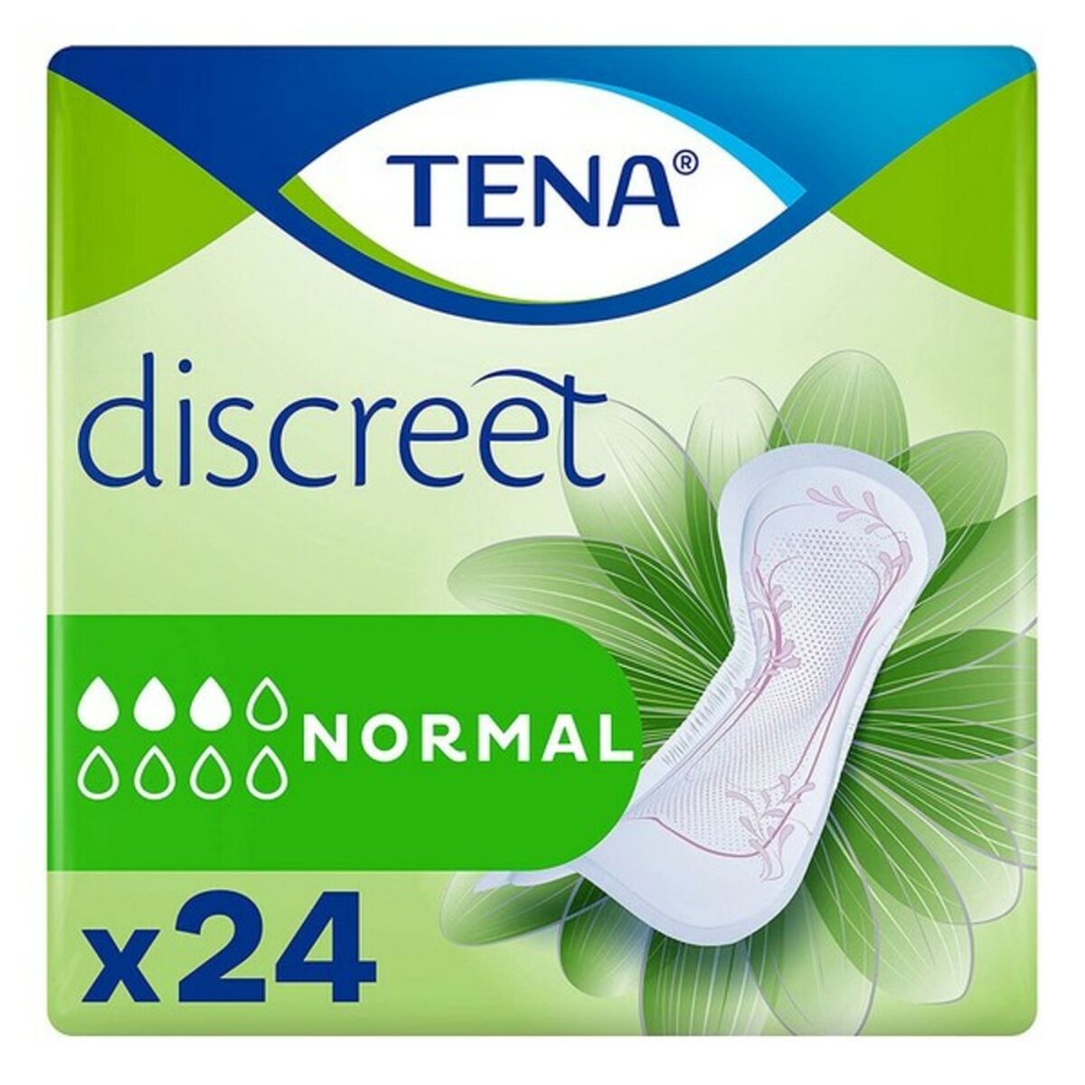 Inkontinenz-Damenbinden Discreet Normal Tena (24 uds)