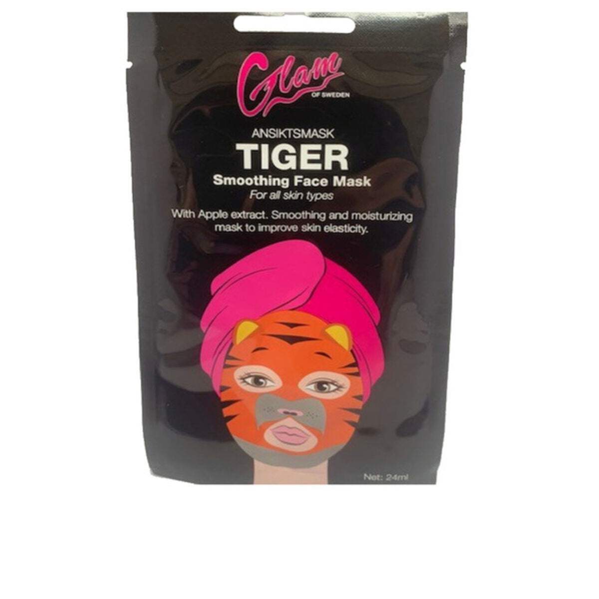 Feuchtigkeitsspendende Gesichtsmaske Glam Of Sweden H01498 Tiger (24 ml)