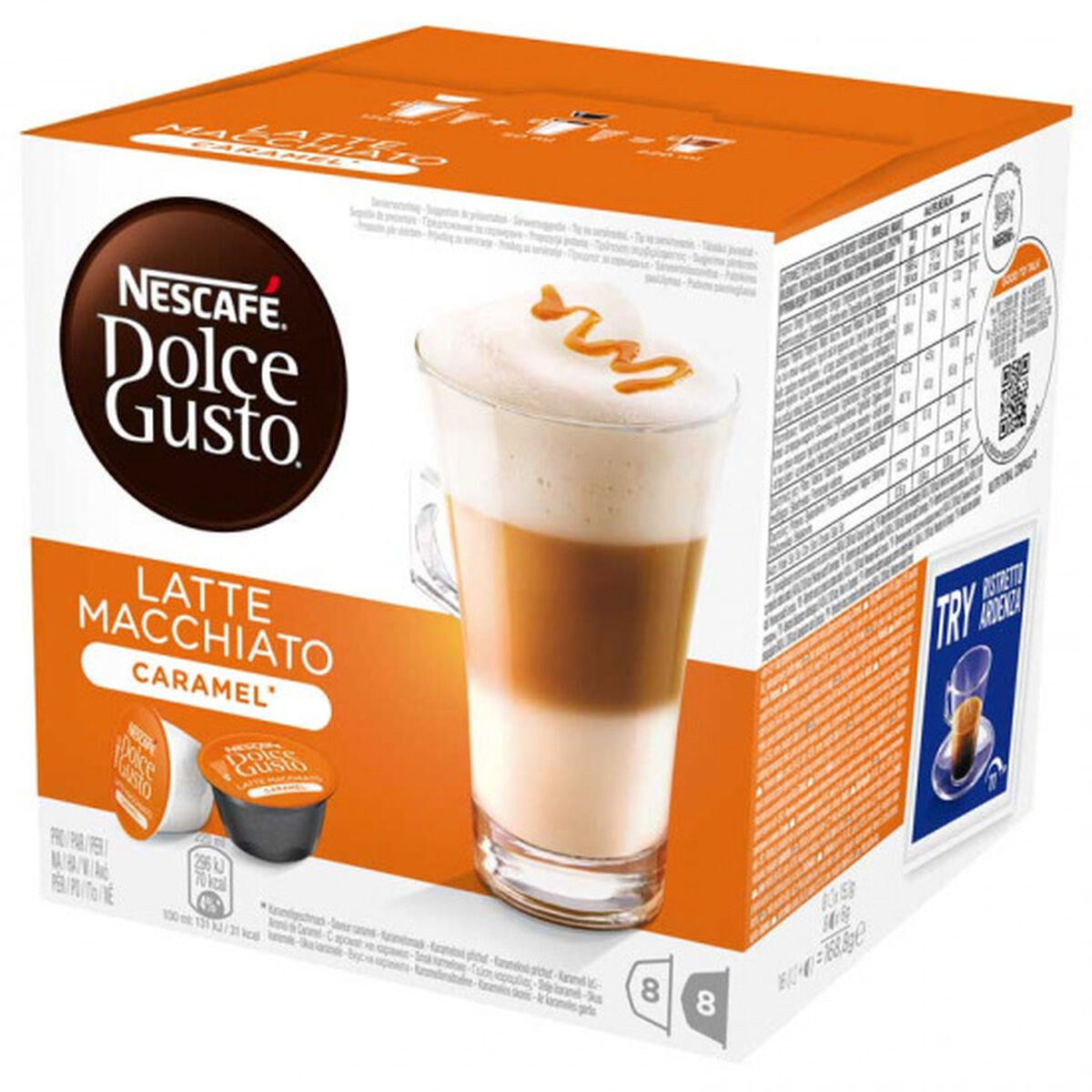 Coffee Capsules with Case Nestlé 12422409 (16 Units)