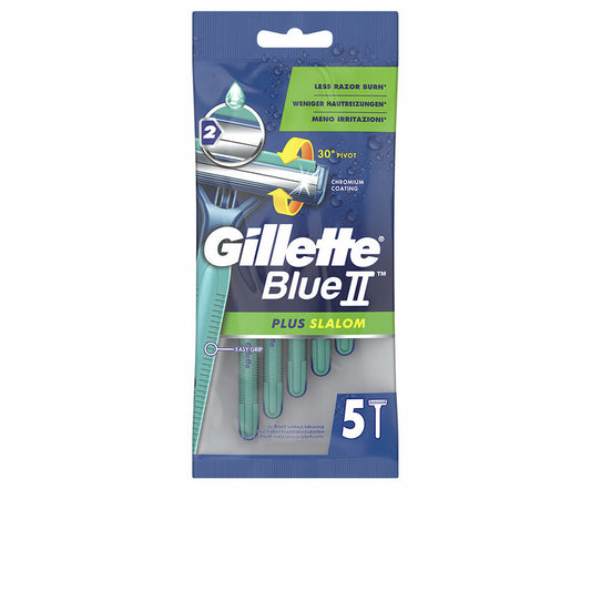 Einwegrasierer Gillette Blue II Plus Slalom 5 Einheiten