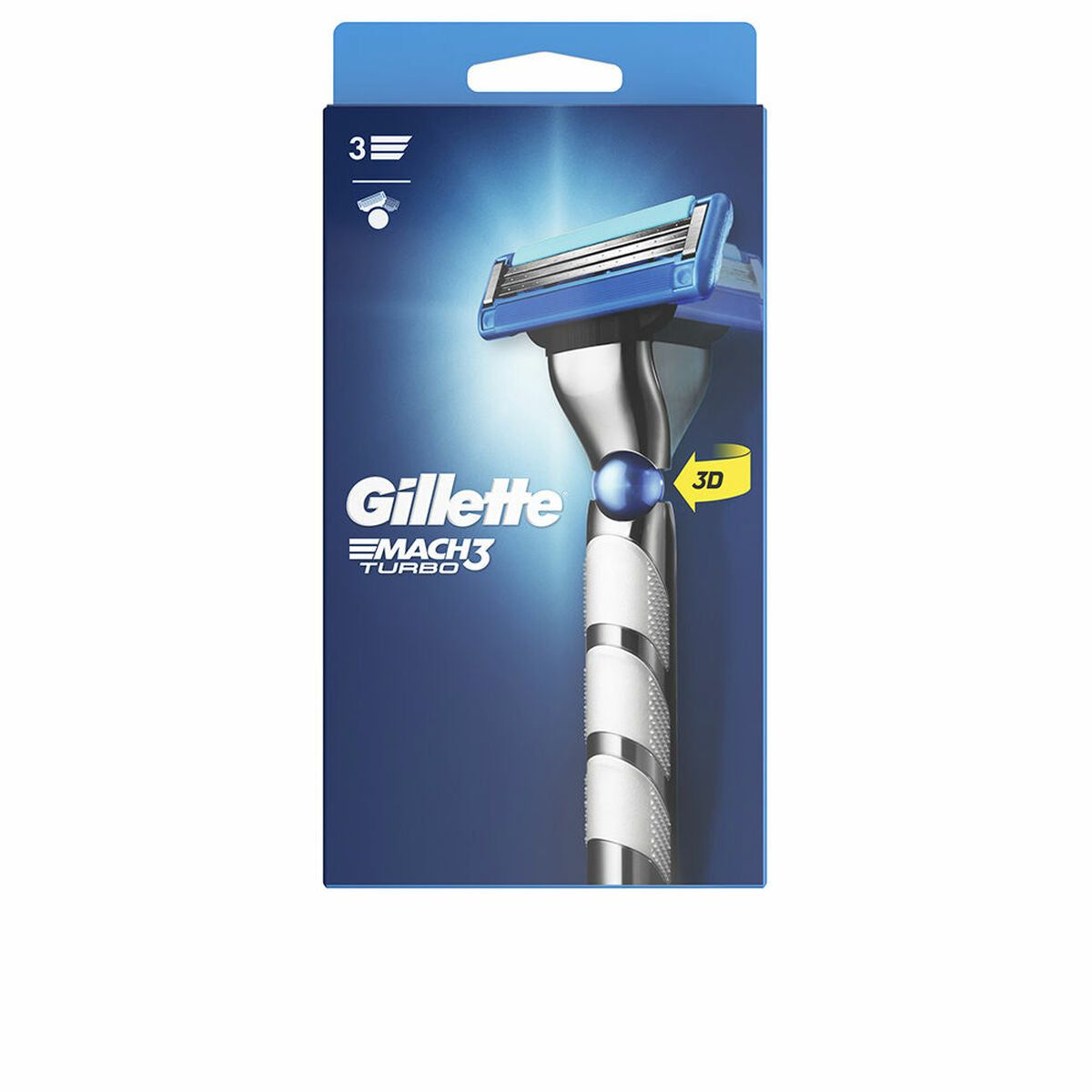 Manueller Rasierer Gillette Mach Turbo