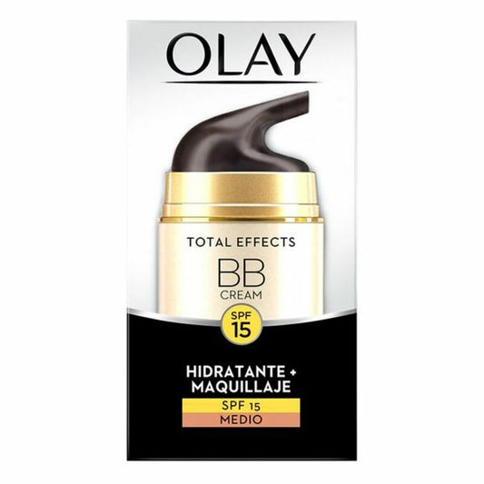 Feuchtigkeitsspendende Creme mit Farbe Olay Total Effects Bb Cream Spf 15 50 ml Medium (50 ml)