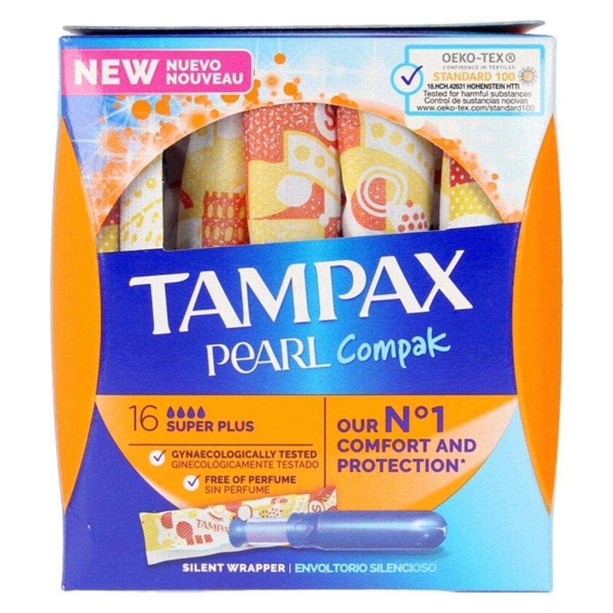 Super Plus Tampon Pearl Compak Tampax Tampax Pearl Compak 16 Einheiten