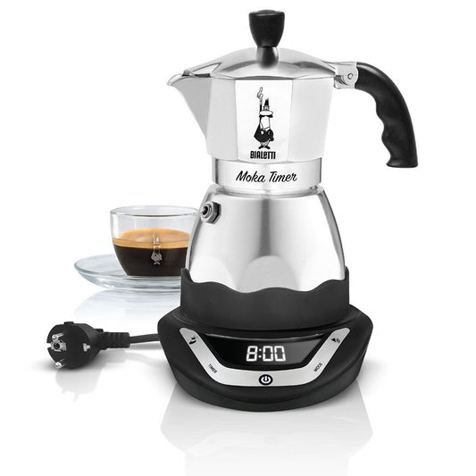 Italian Coffee Pot Bialetti Moka Timer