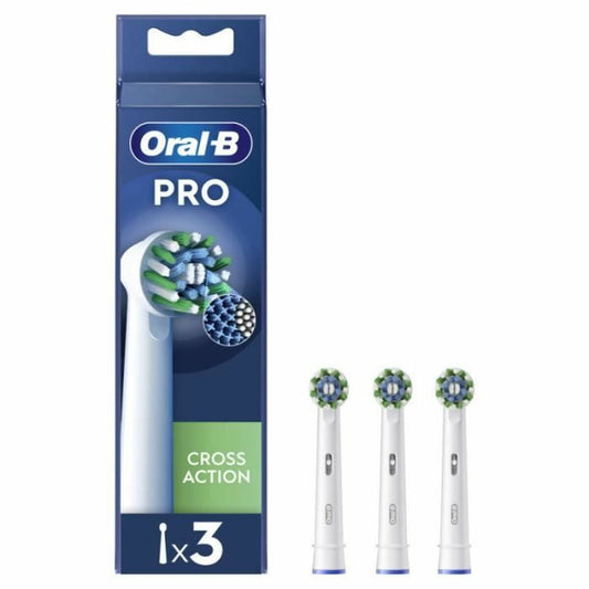 Replacement Head Oral-B Pro Cross action 3 Pieces - Oral hygiene - Oral-B - Default Title