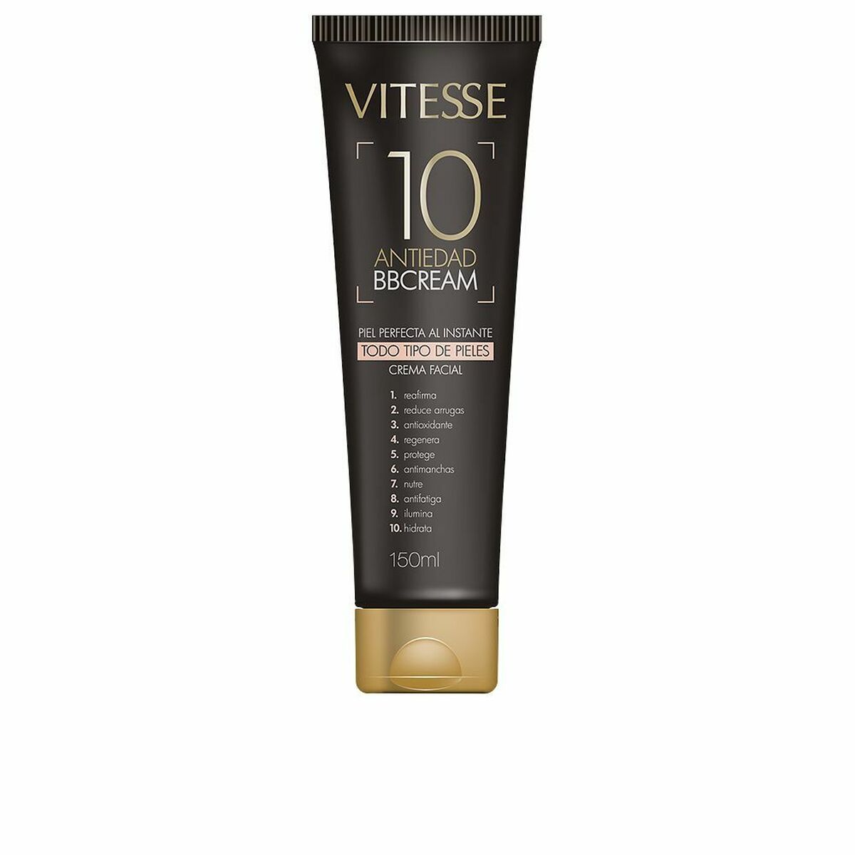 Feuchtigkeitscreme mit Farbe Vitesse Antiedad Bb Cream Anti-Aging 10 in 1 150 ml