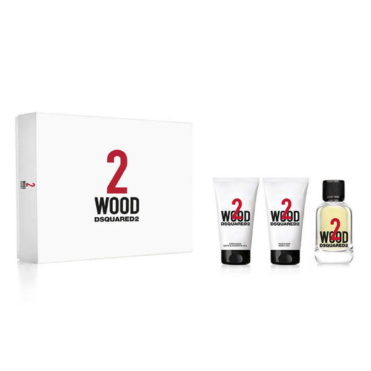 Women's Perfume Set Dsquared2 2 Wood 2 Wood 3 Pieces - Cosmetic and Perfume Sets - Dsquared2 - Default Title