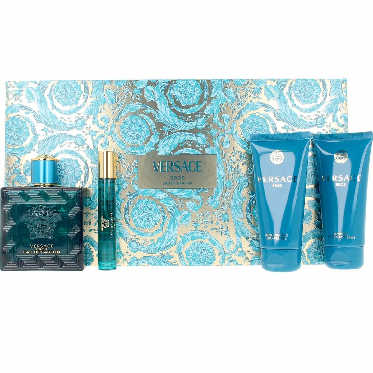 Men's Perfume Set Versace EROS 4 Pieces - Cosmetic and Perfume Sets - Versace - Default Title