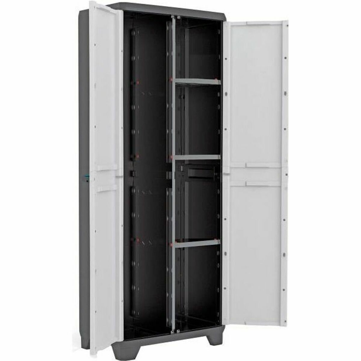 Shelves KIS 9726000 0616 02 Black/Grey Resin Plastic 68 x 39 x 173 cm KIS