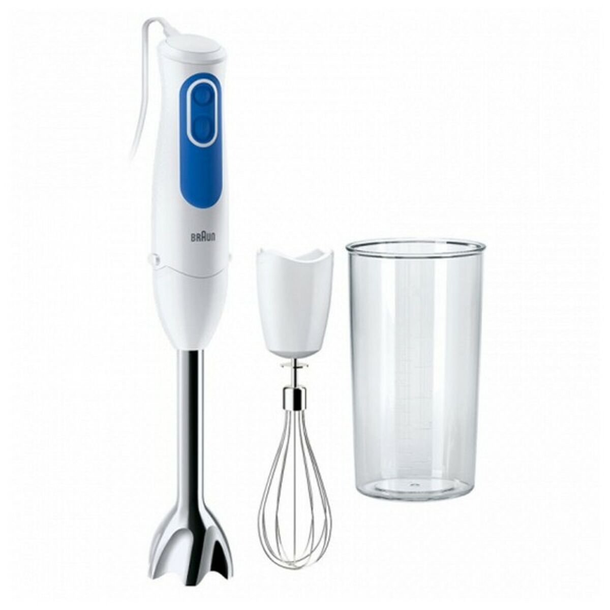 Submergible hand-blender Braun MQ3005WH 0,6 L INOX 700W White