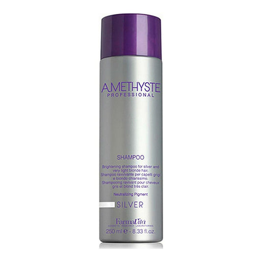 Shampoo für blondes oder ergrauendes Haar Amethyste Silver Farmavita