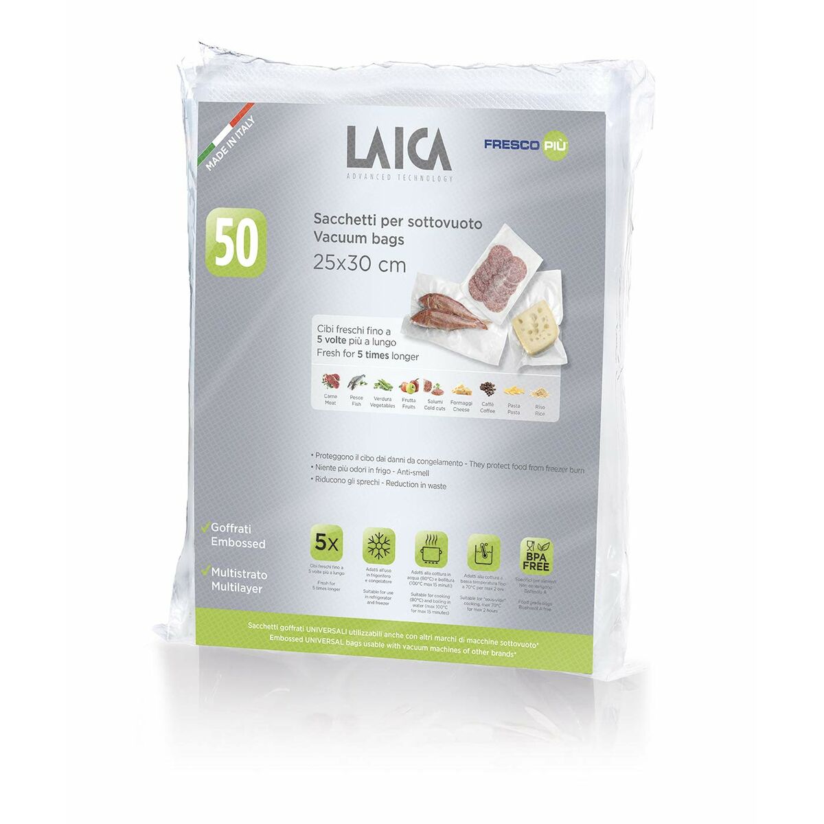 Packing Bags LAICA VT3510 25 x 30 cm 50 Pieces